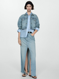 Джинсовая куртка MANGO модель 77030358_TM Фото