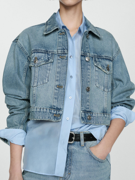 Джинсовая куртка MANGO модель 77030358_TM Фото