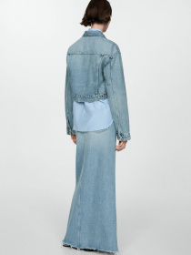 Джинсовая куртка MANGO модель 77030358_TM Фото