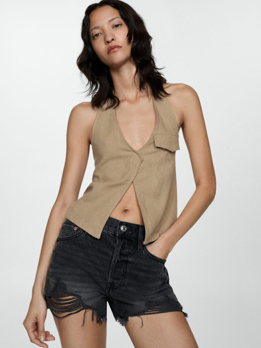 Шорты джинсовые MANGO модель 77020333_TN Фото