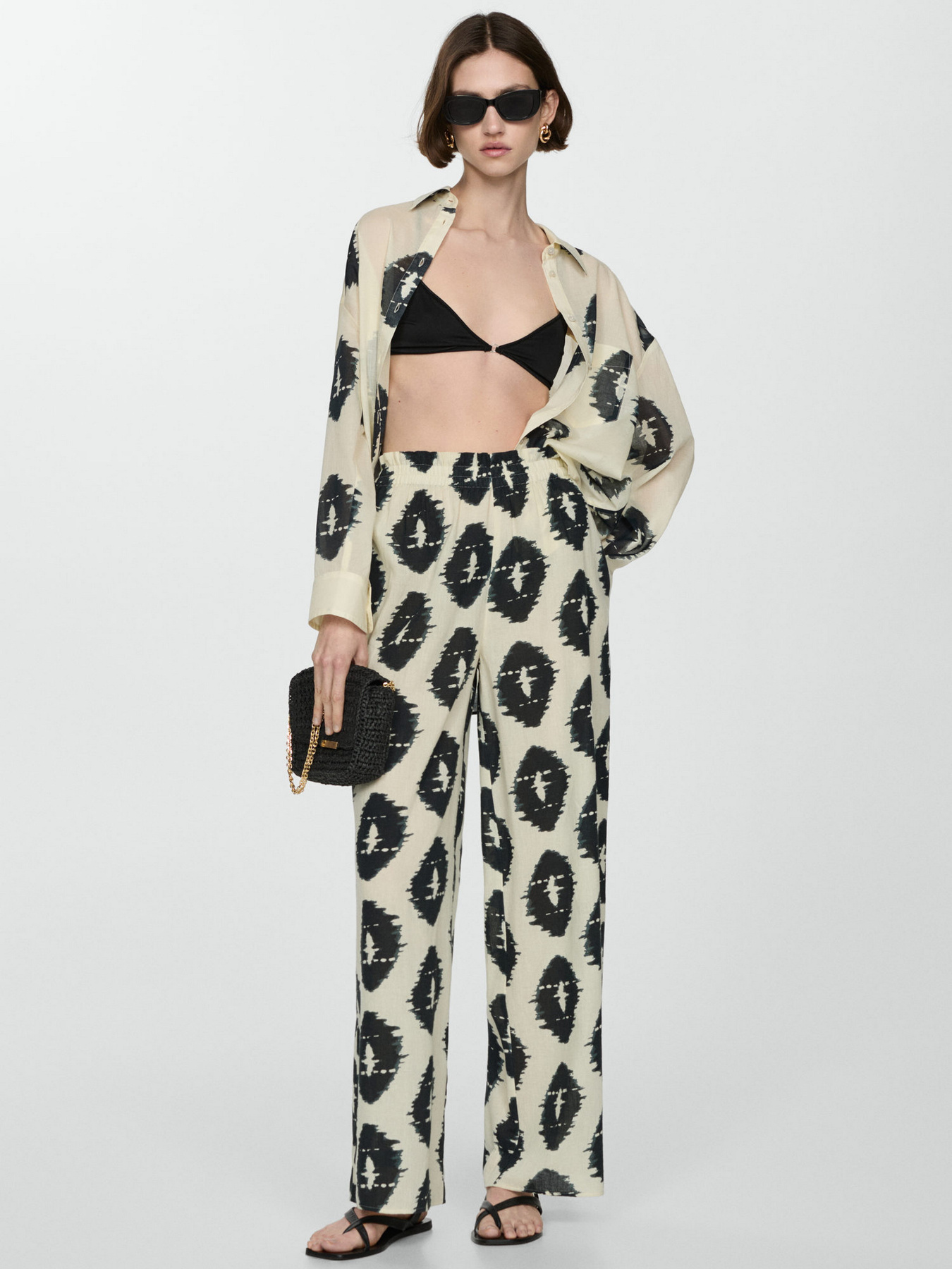 Брюки палаццо MANGO модель 77040353_5 Фото