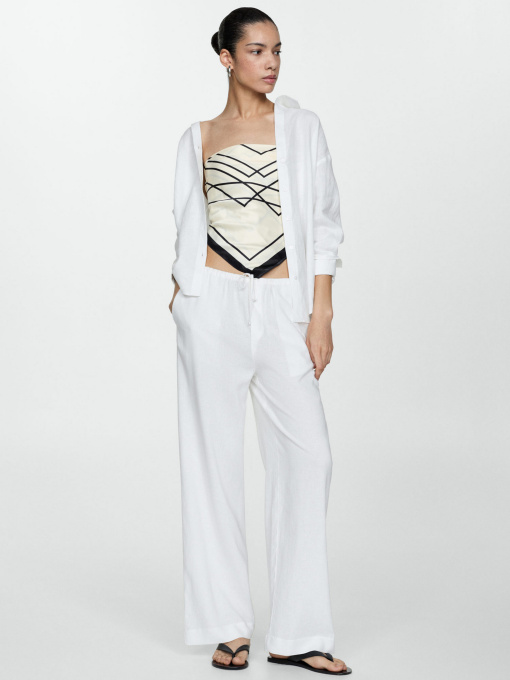 Повседневные штаны MANGO модель 77040372_1 Фото