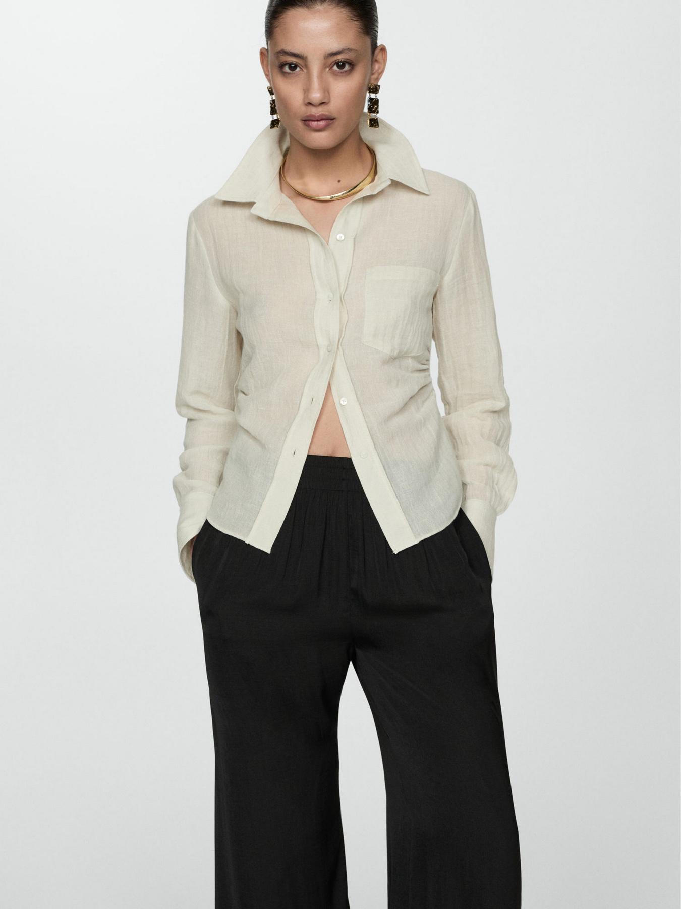 Штани палаццо MANGO модель 77060579_99 Фото