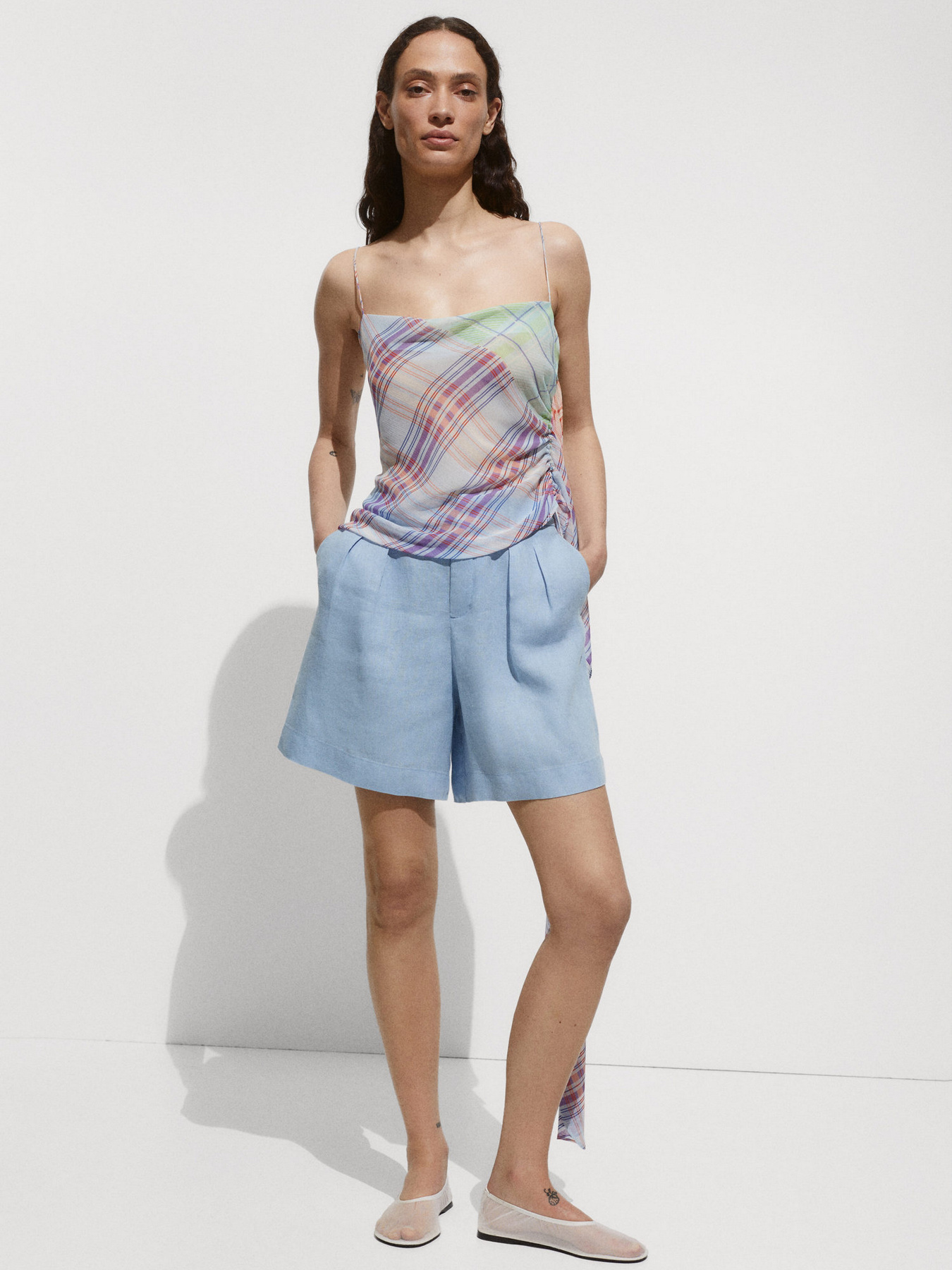 Шорти MANGO модель 77030348_50 Фото