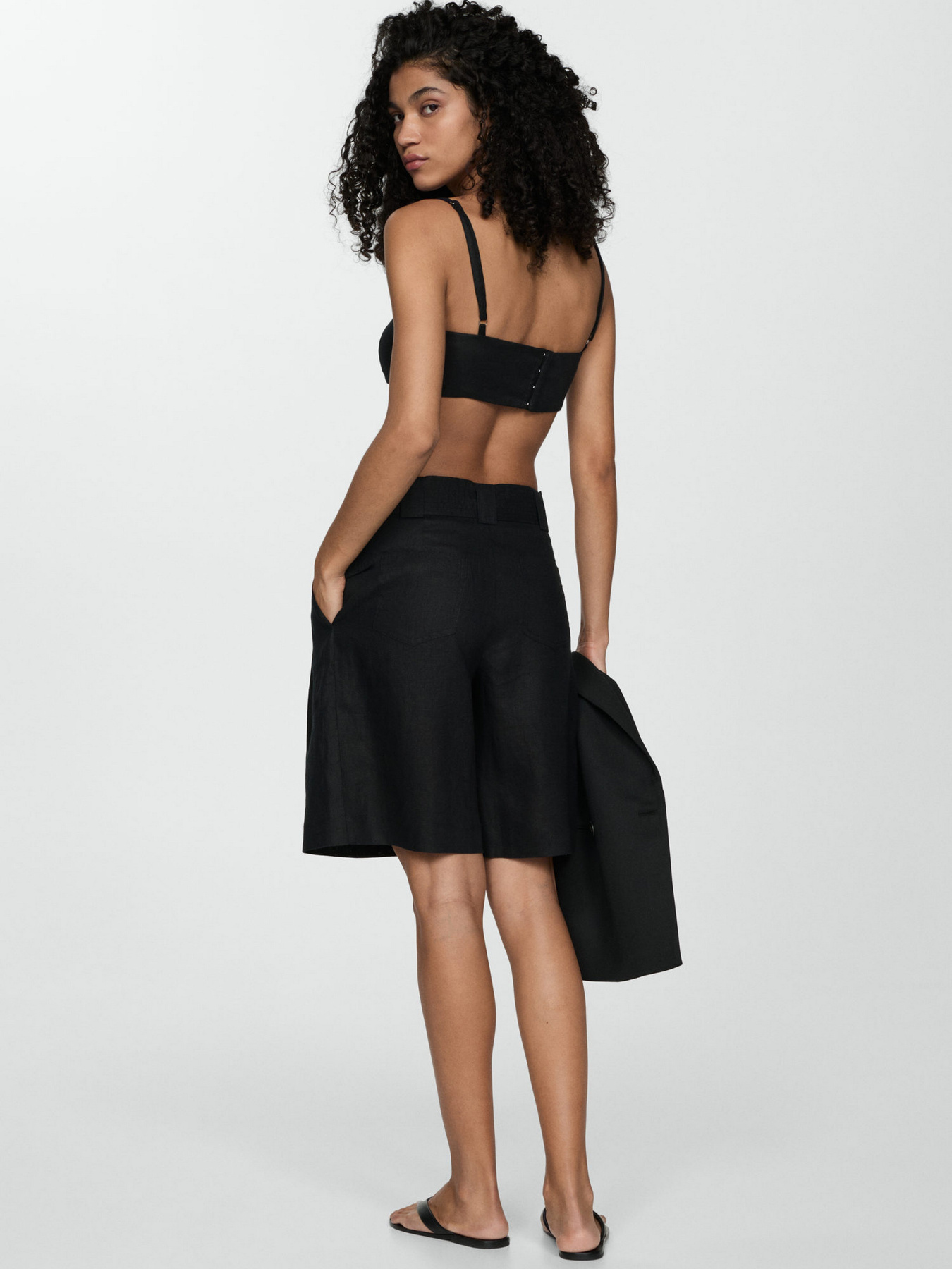 Шорты MANGO модель 77070346_99 Фото