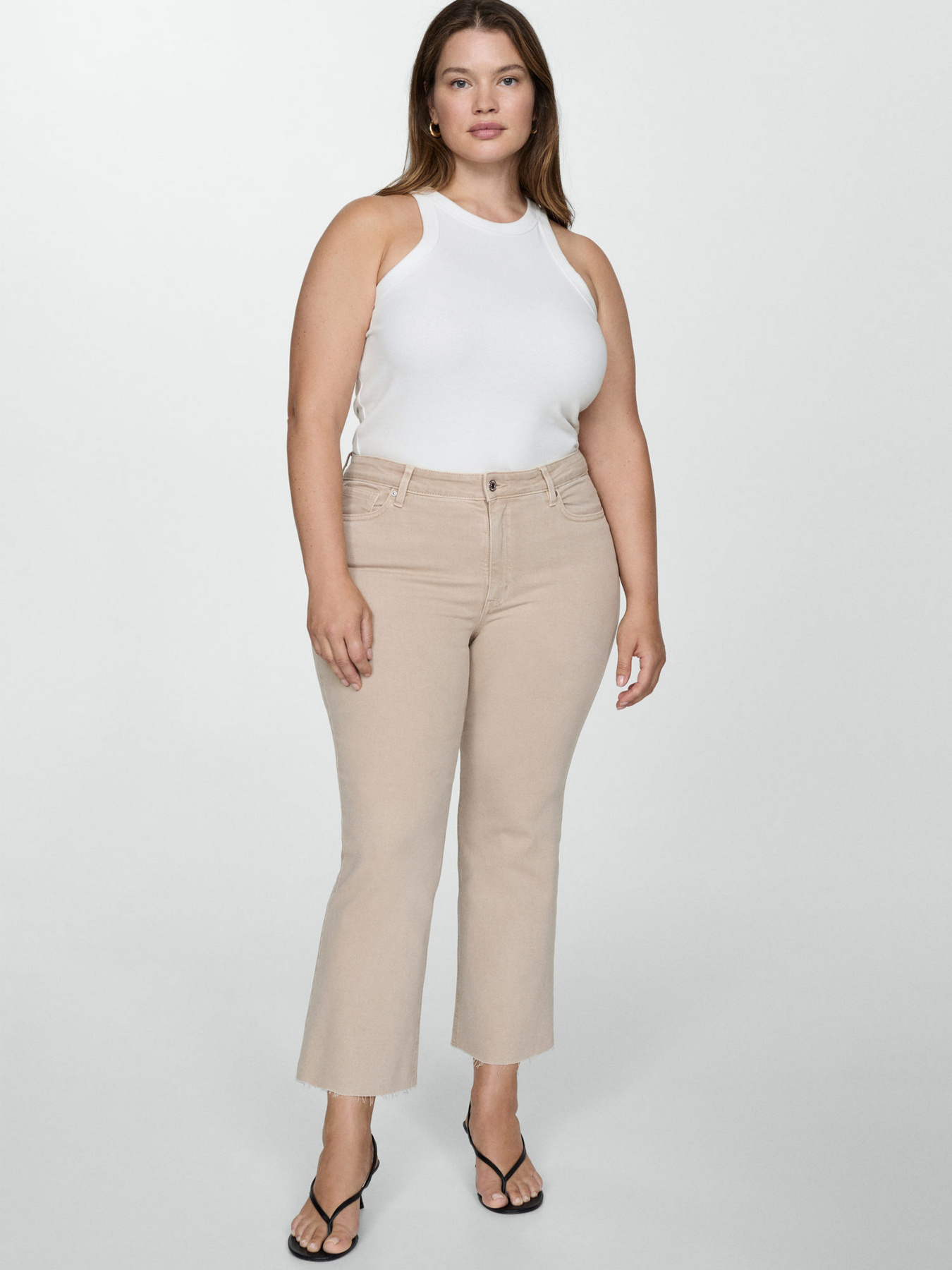 Расклешенные джинсы MANGO модель 77022916_7 Расклешенные джинсы MANGO модель 77022916_7 Фото