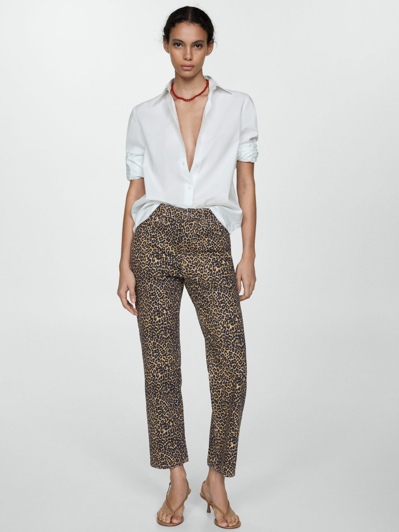 Прямые джинсы MANGO модель 77030388_30 Фото