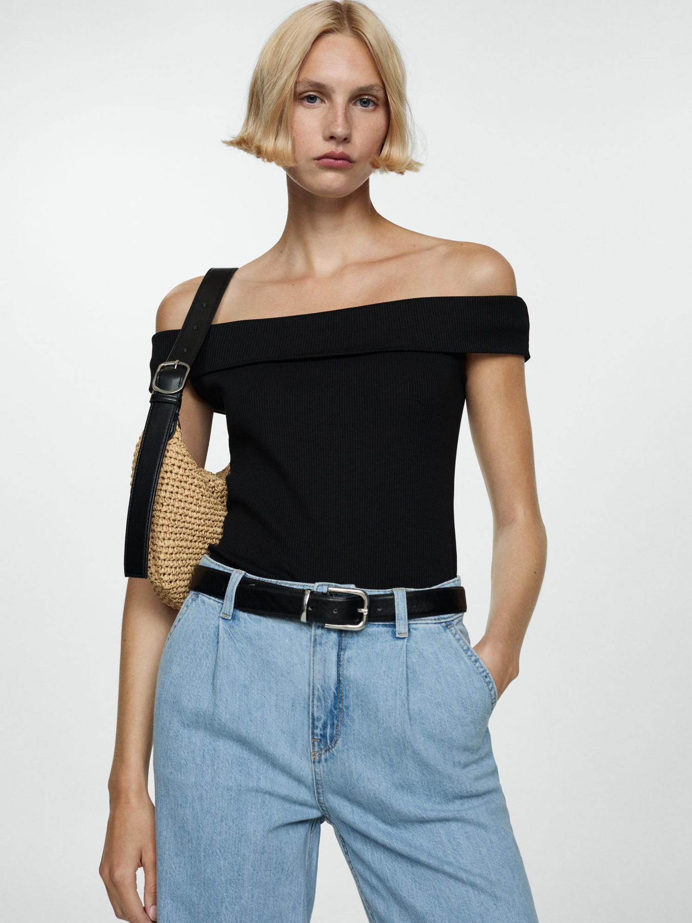 Широкі джинси MANGO модель 77060592_TM Фото