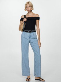 Широкие джинсы MANGO модель 77060592_TM Фото