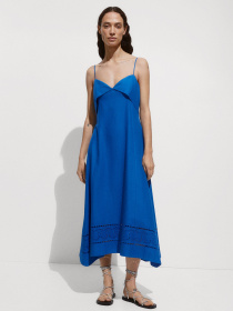 Платье миди MANGO модель 77040352_52 Фото