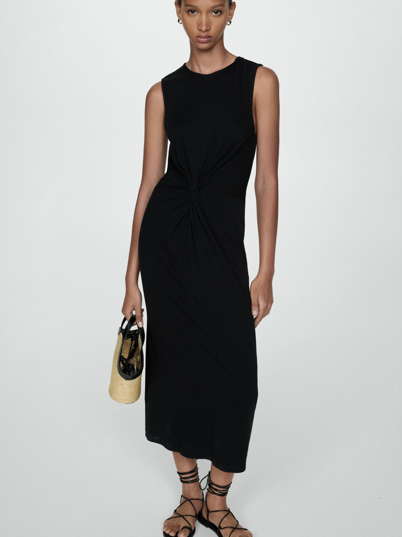 Платье миди MANGO модель 77000368_99 Фото