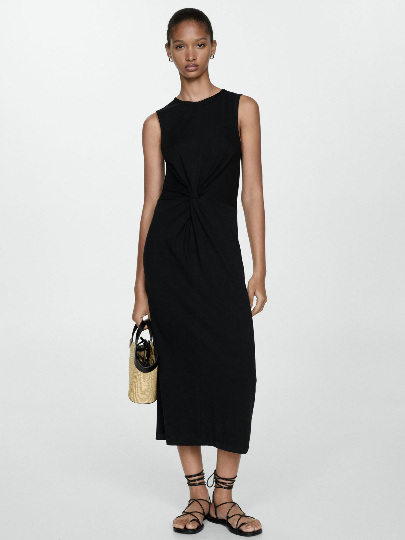 Платье миди MANGO модель 77000368_99 Фото