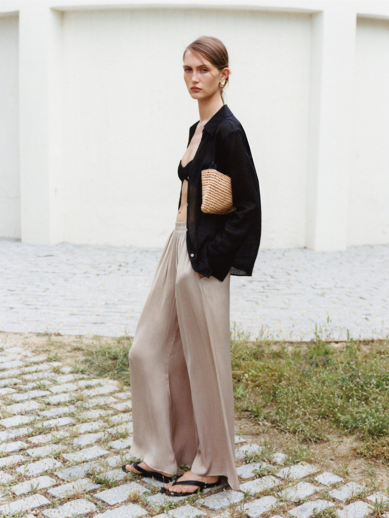 Брюки палаццо MANGO модель 77060579_8 Фото