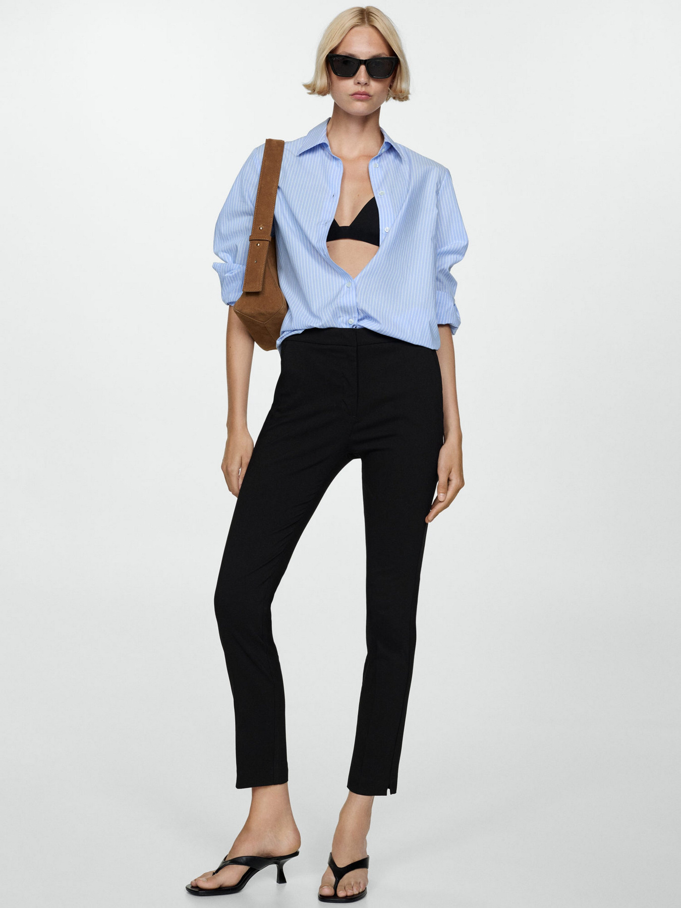 Брюки классические MANGO модель 77060608_99 Фото