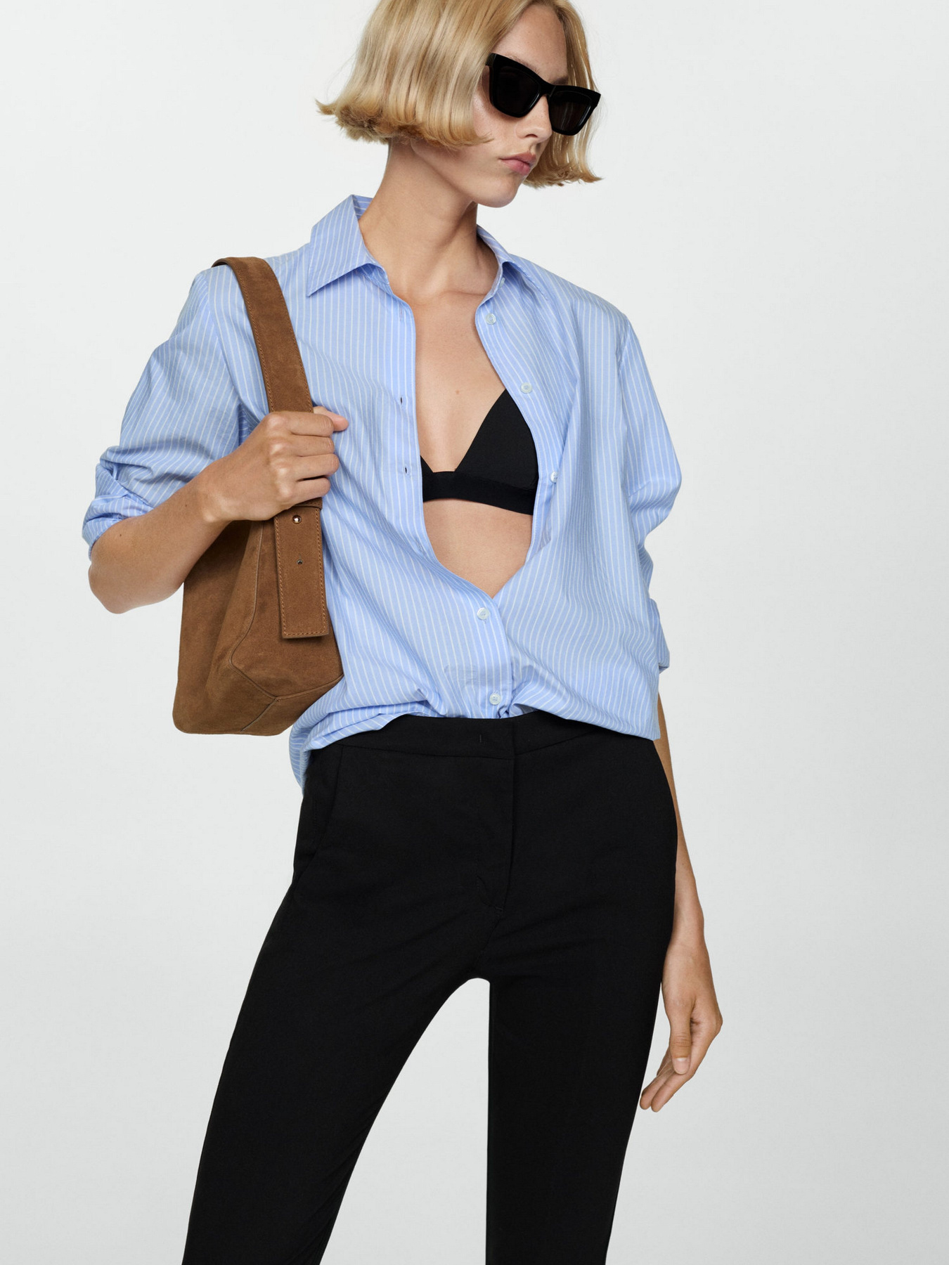 Брюки классические MANGO модель 77060608_99 Фото