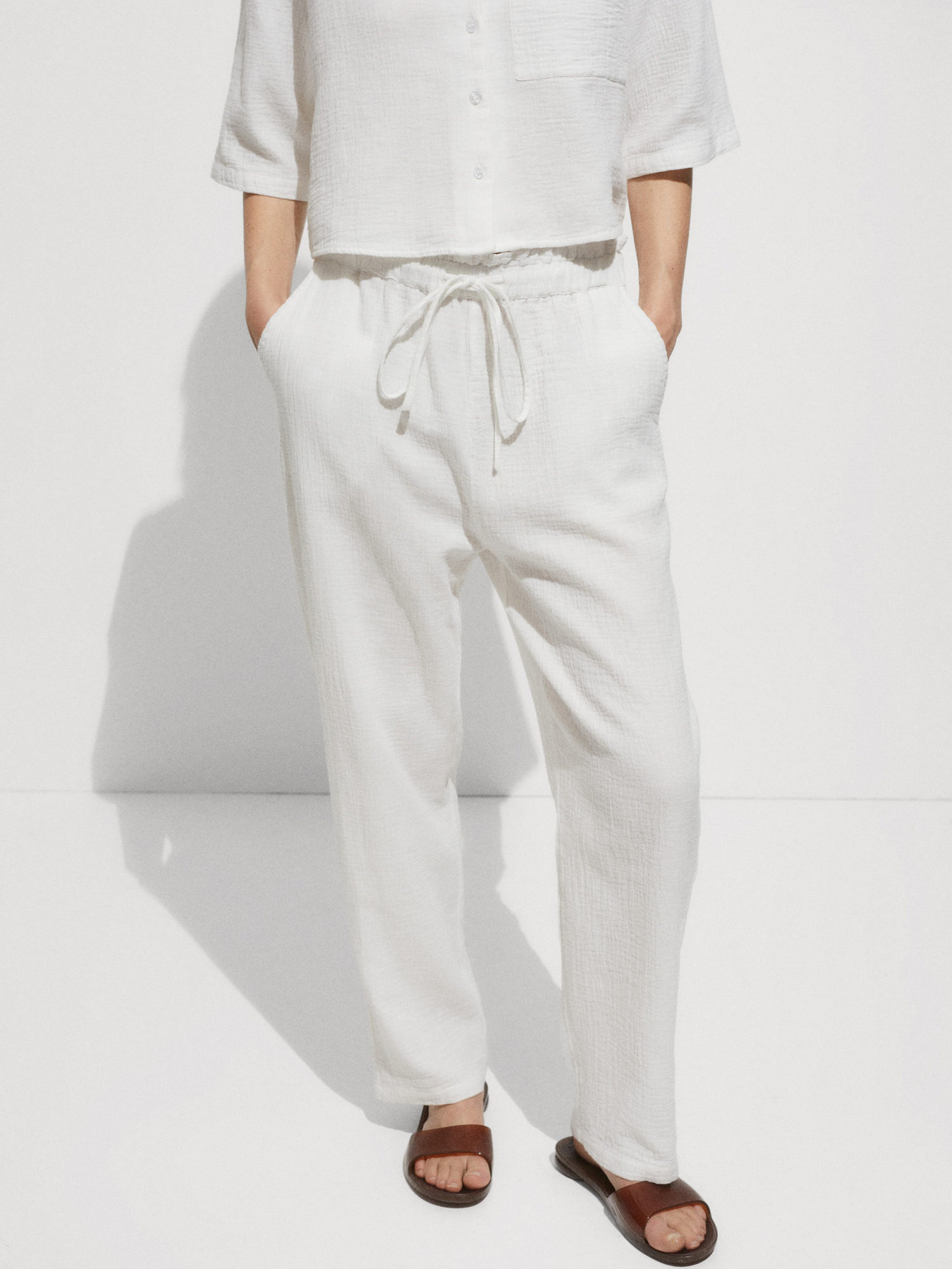 Повсякденні штани MANGO модель 77070349_2 Фото