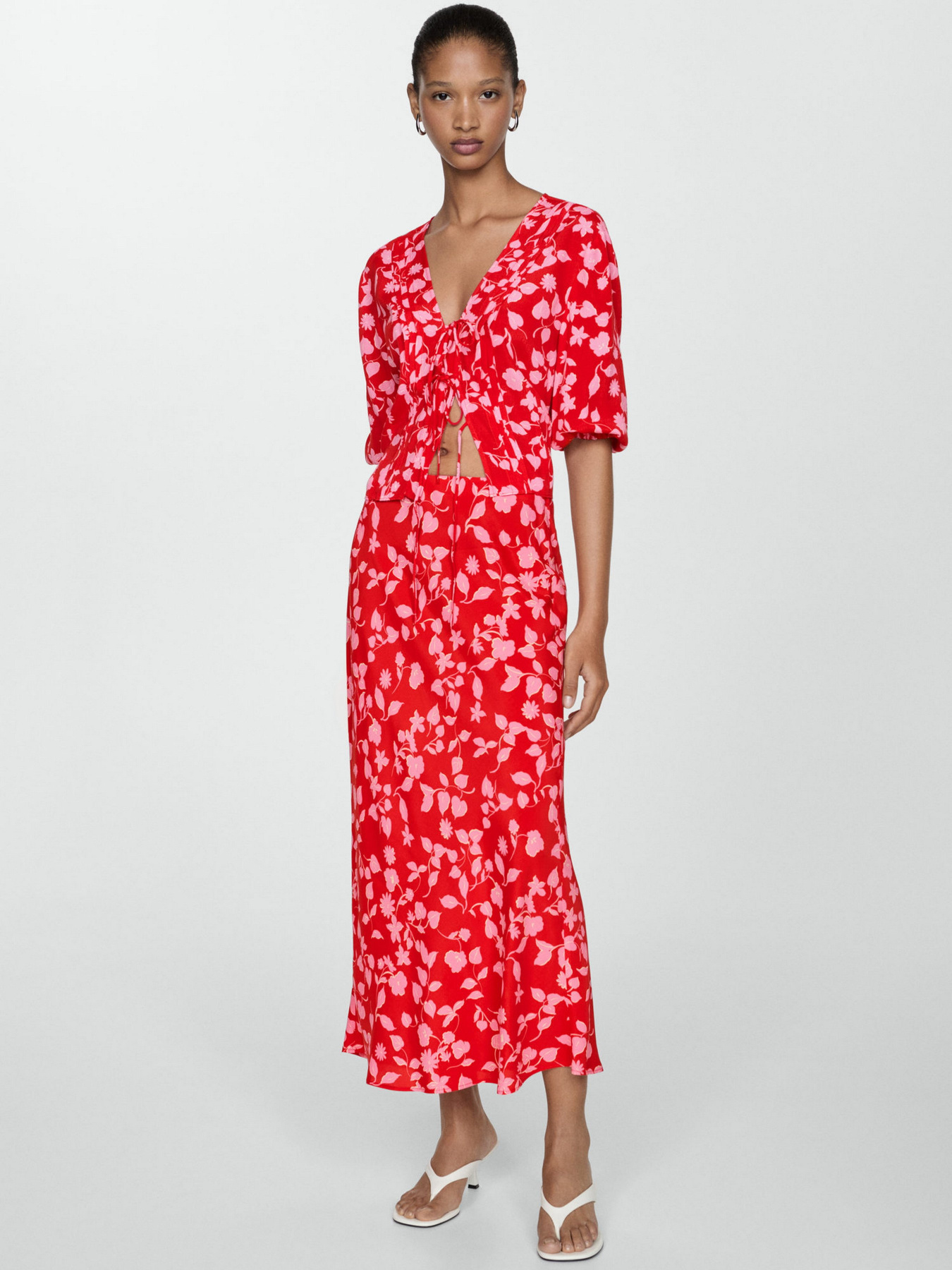 Юбка макси MANGO модель 77022919_70 Фото