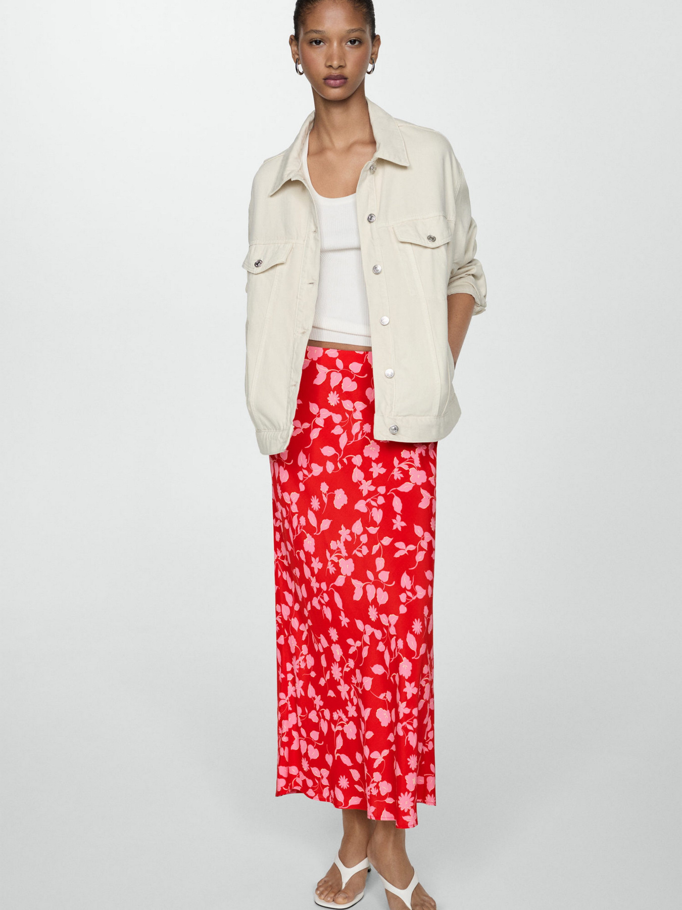 Юбка макси MANGO модель 77022919_70 Фото