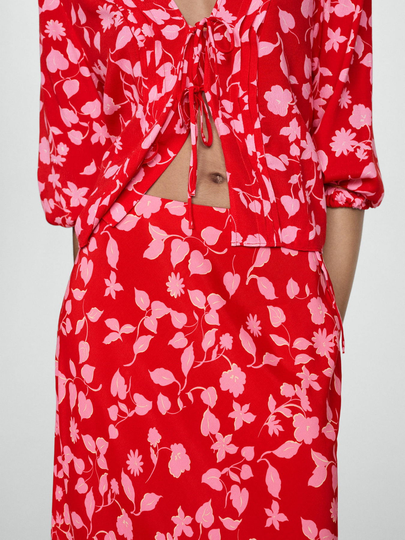 Юбка макси MANGO модель 77022919_70 Фото