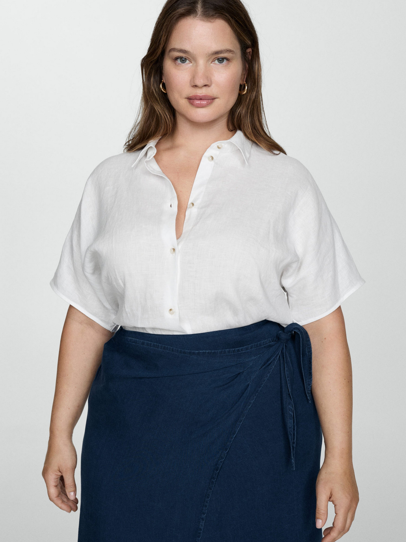 Спідниця міді MANGO модель 77050333_TO Фото