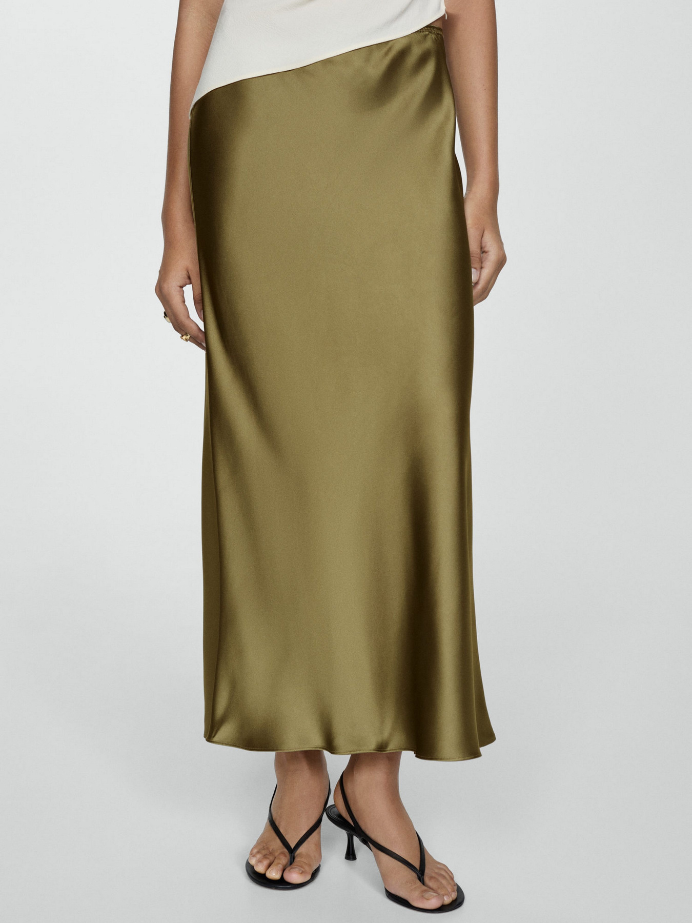 Юбка макси MANGO модель 77052937_43 Фото