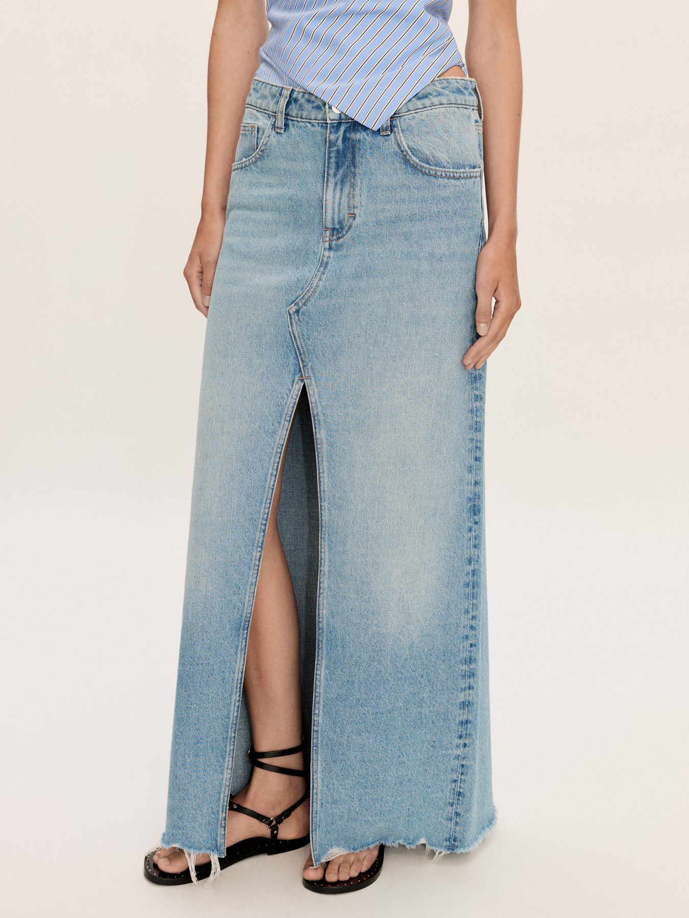 Джинсовая юбка MANGO модель 77080586_TM Фото