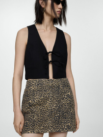 Юбка мини MANGO модель 77090387_30 Фото