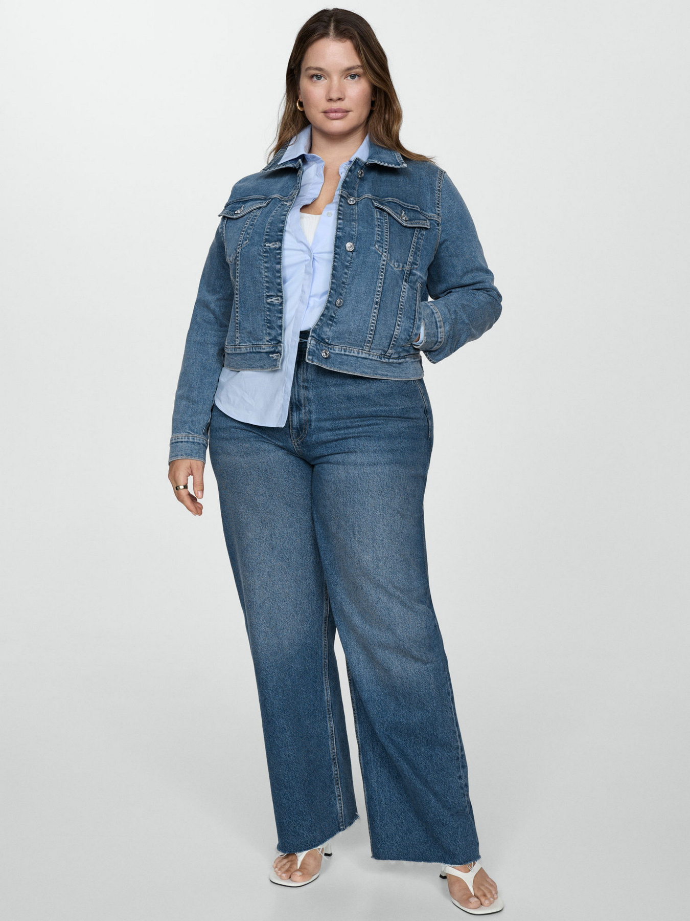 Джинсовая куртка MANGO модель 77050276_TM Фото