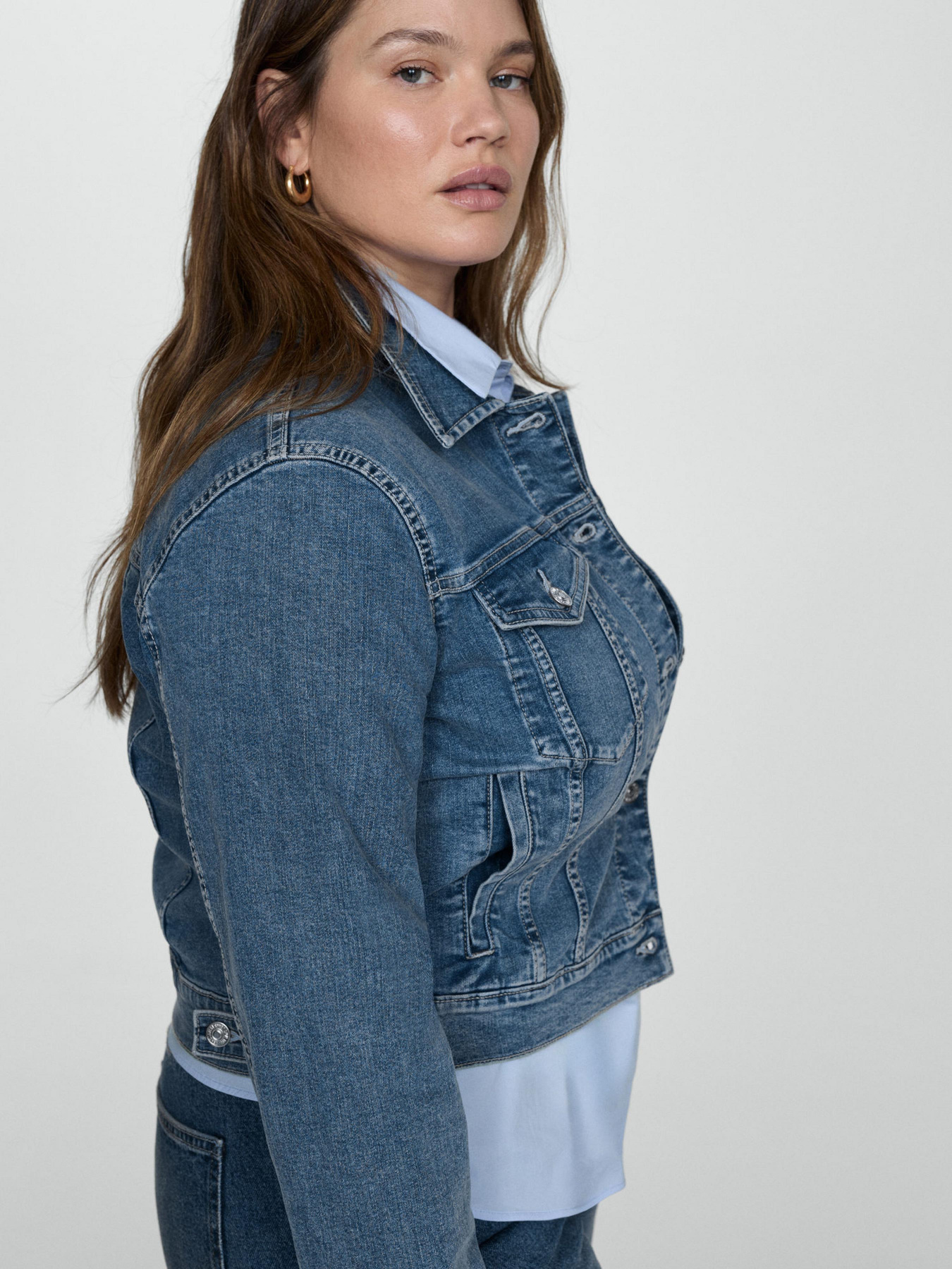 Джинсовая куртка MANGO модель 77050276_TM Джинсовая куртка MANGO модель 77050276_TM Фото