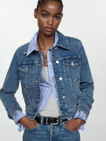 Джинсовая куртка MANGO модель 77050276_TM Джинсовая куртка MANGO модель 77050276_TM Фото