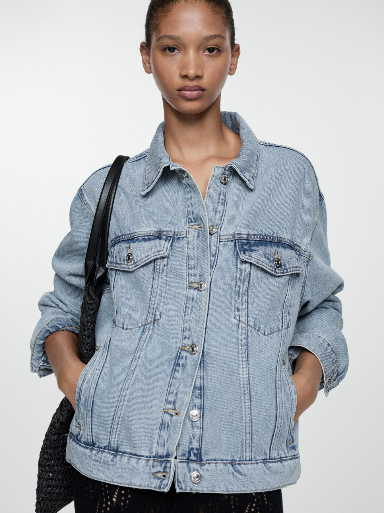 Джинсовая куртка MANGO модель 77090586_TC Фото