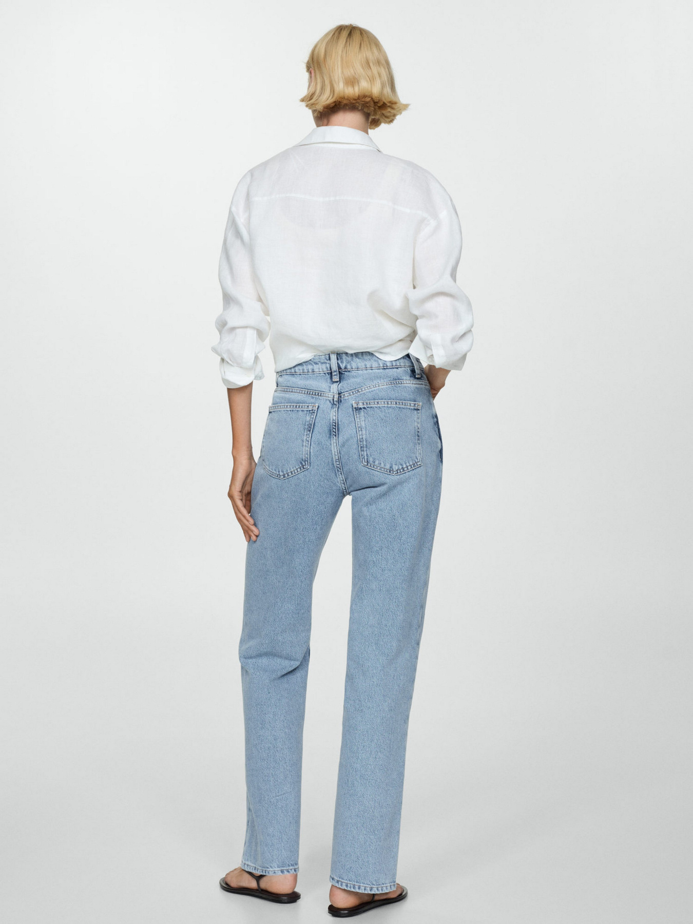 Прямые джинсы MANGO модель 77043295_TM Фото