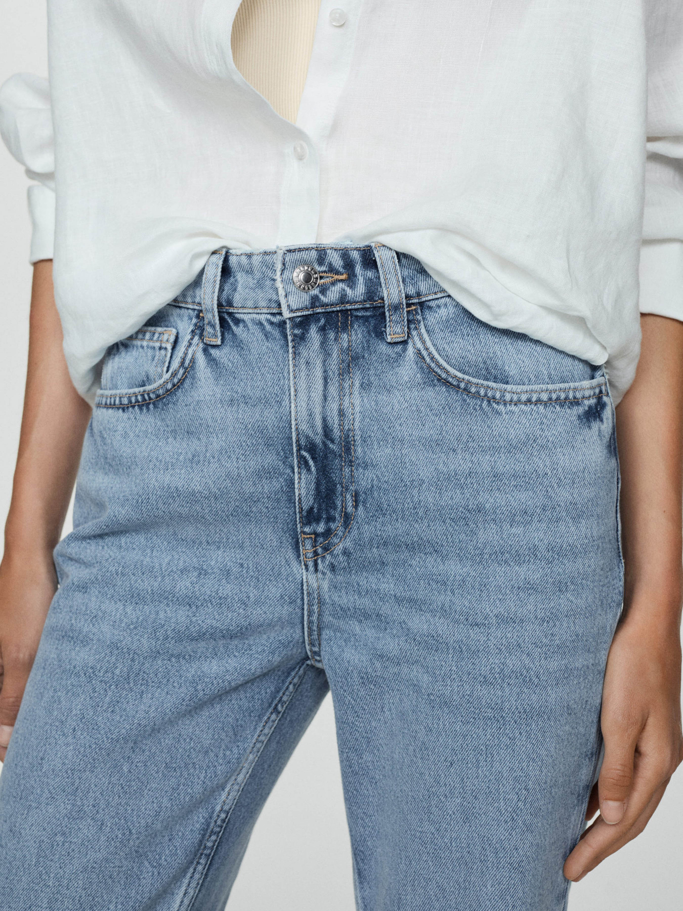 Прямые джинсы MANGO модель 77043295_TM Фото