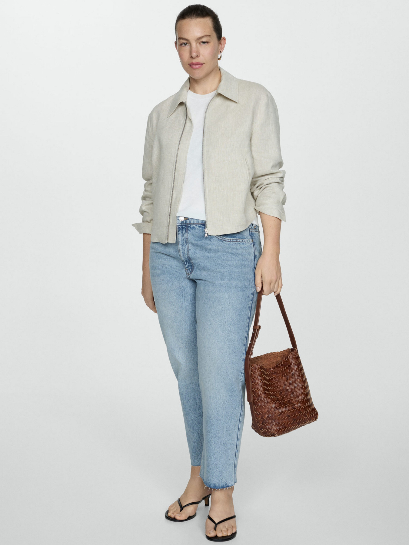 Прямые джинсы MANGO модель 77050589_TM Фото