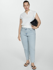 Прямые джинсы MANGO модель 77060366_BL Фото