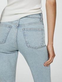 Прямые джинсы MANGO модель 77060366_BL Фото