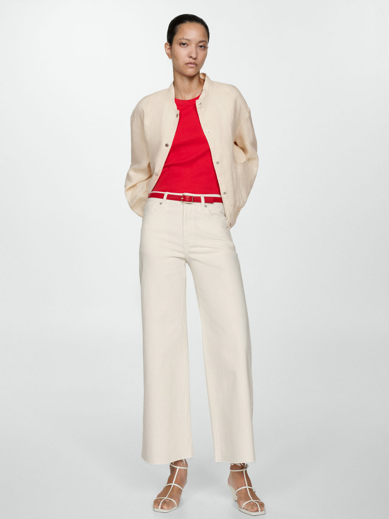 Широкі джинси MANGO модель 77060586_7 Фото