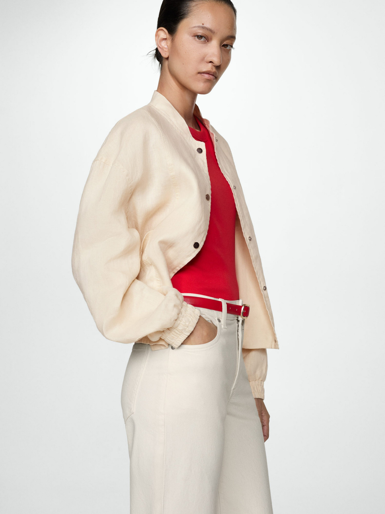 Широкі джинси MANGO модель 77060586_7 Фото