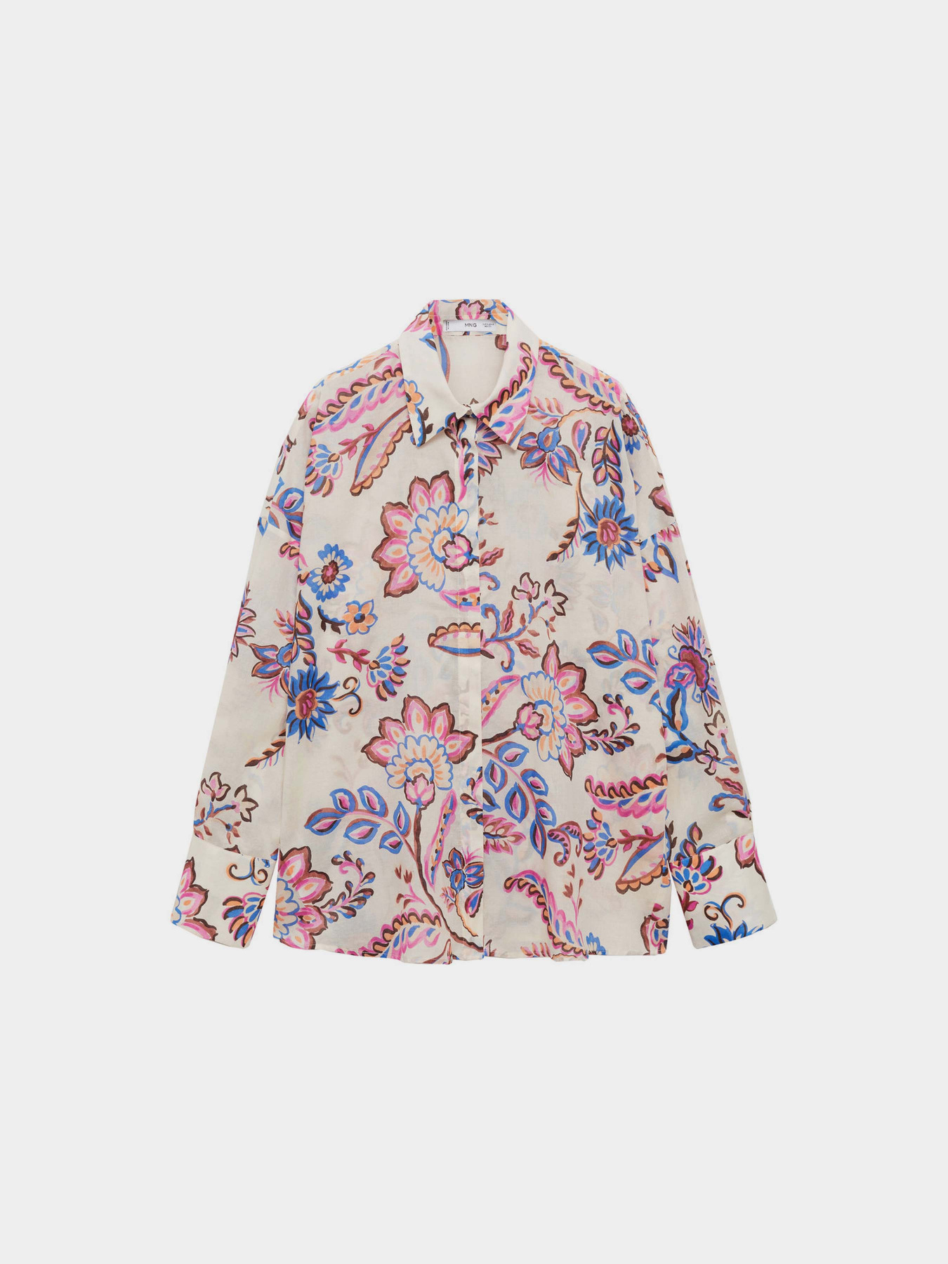 Рубашка повседневная MANGO модель 77012919_5 Фото