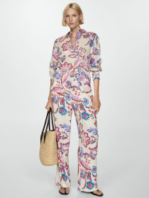 Рубашка повседневная MANGO модель 77012919_5 Фото