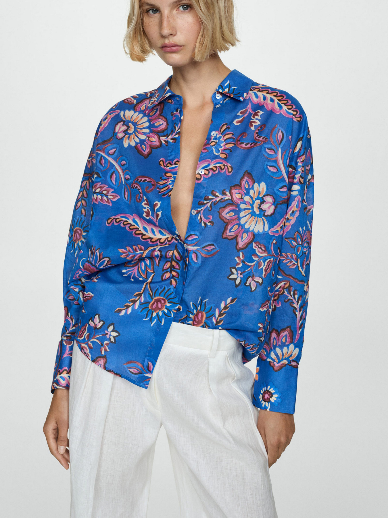 Сорочка MANGO модель 77012919_52 Фото