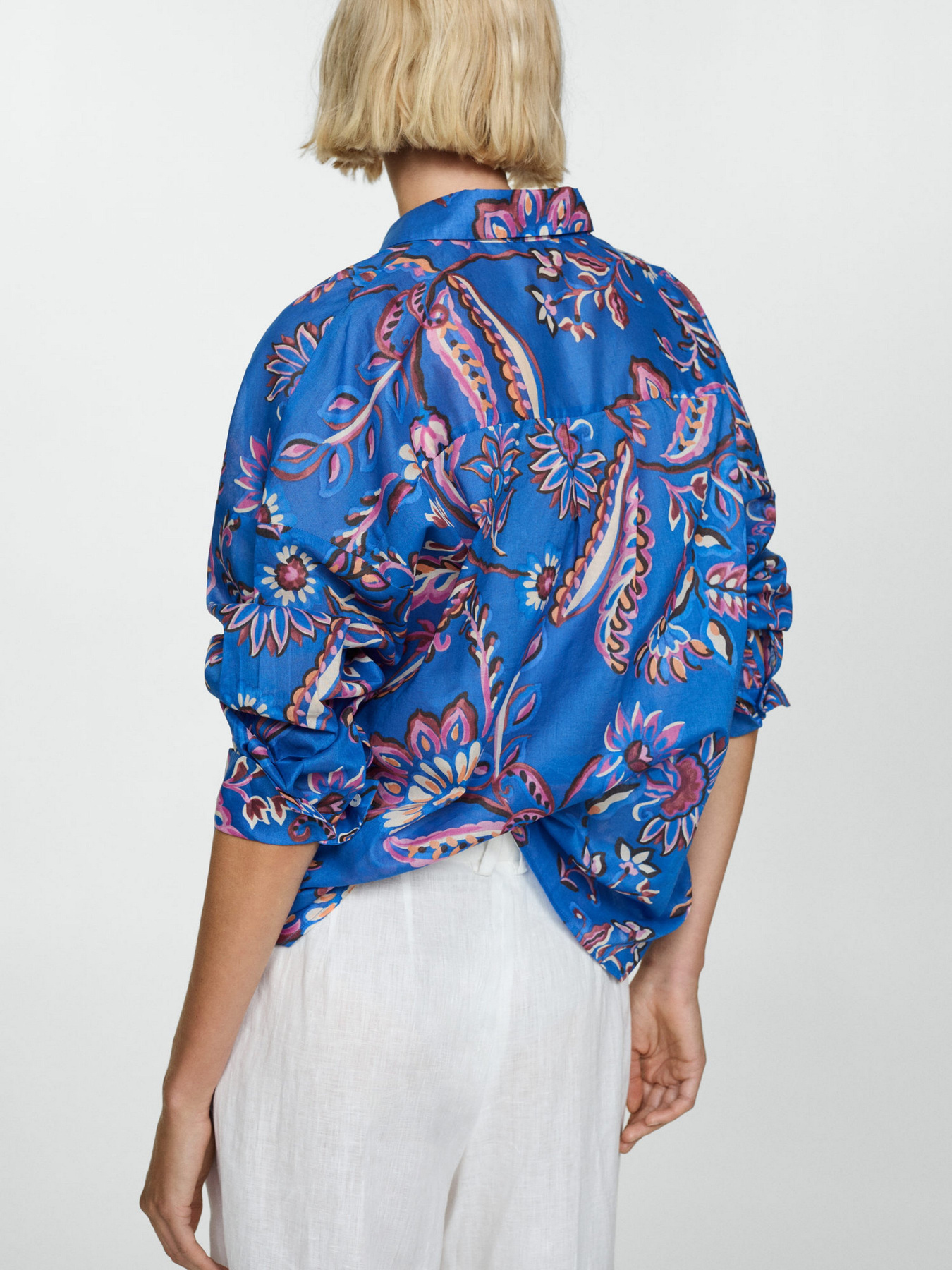 Рубашка повседневная MANGO модель 77012919_52 Рубашка повседневная MANGO модель 77012919_52 Фото