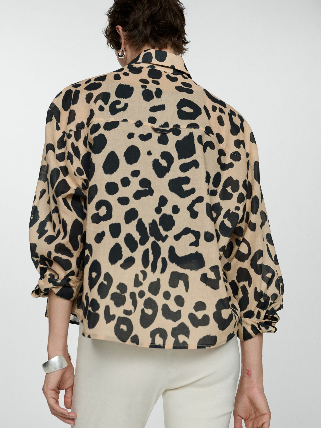 Рубашка повседневная MANGO модель 77083294_5 Фото