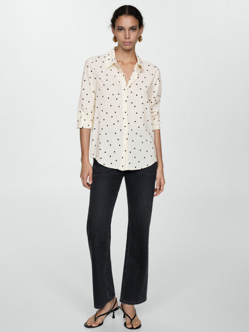 Рубашка повседневная MANGO модель 77093267_43 Фото