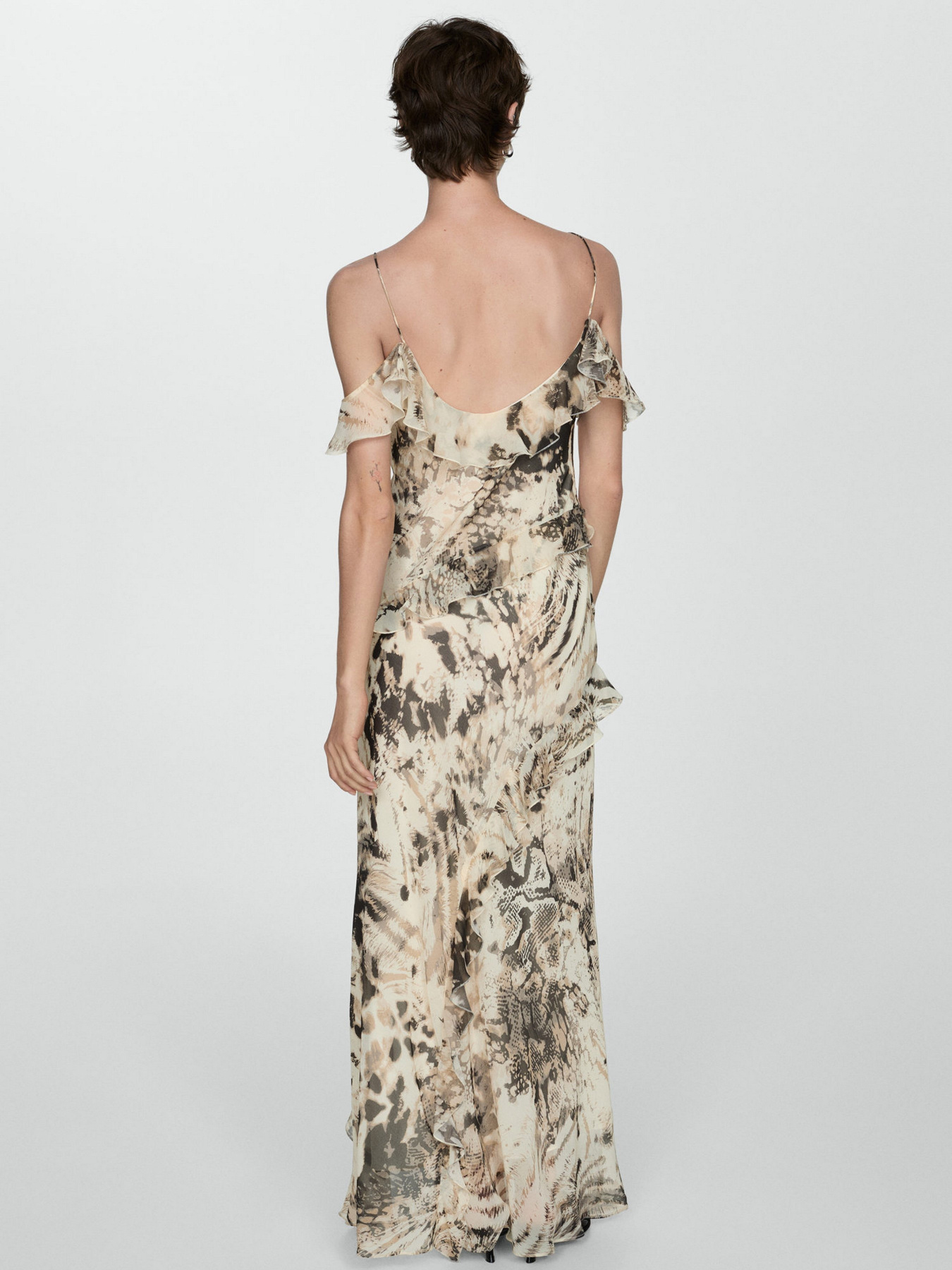 Платье макси MANGO модель 77013296_5 Фото