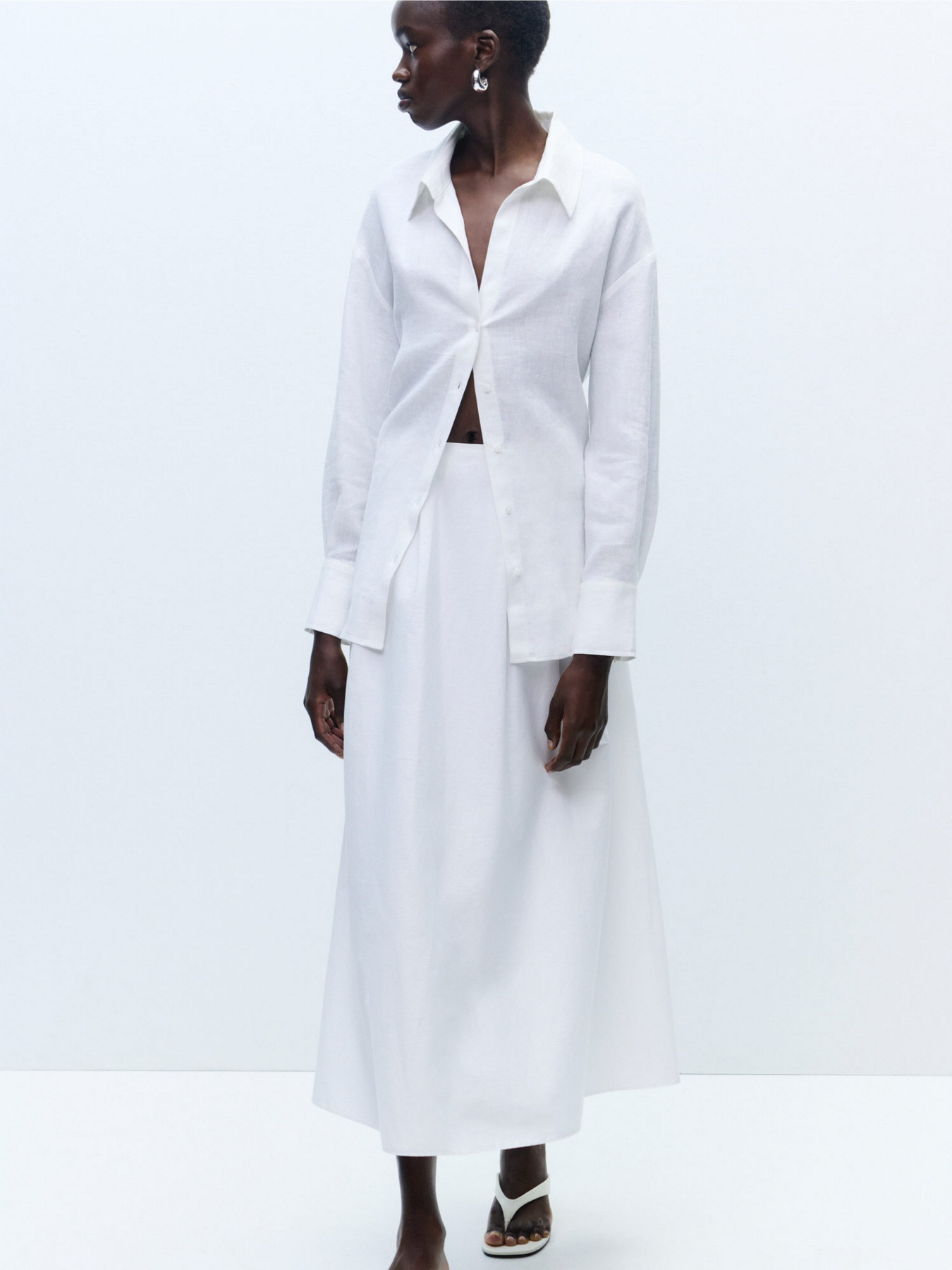 Юбка миди MANGO модель 77050380_1 Фото