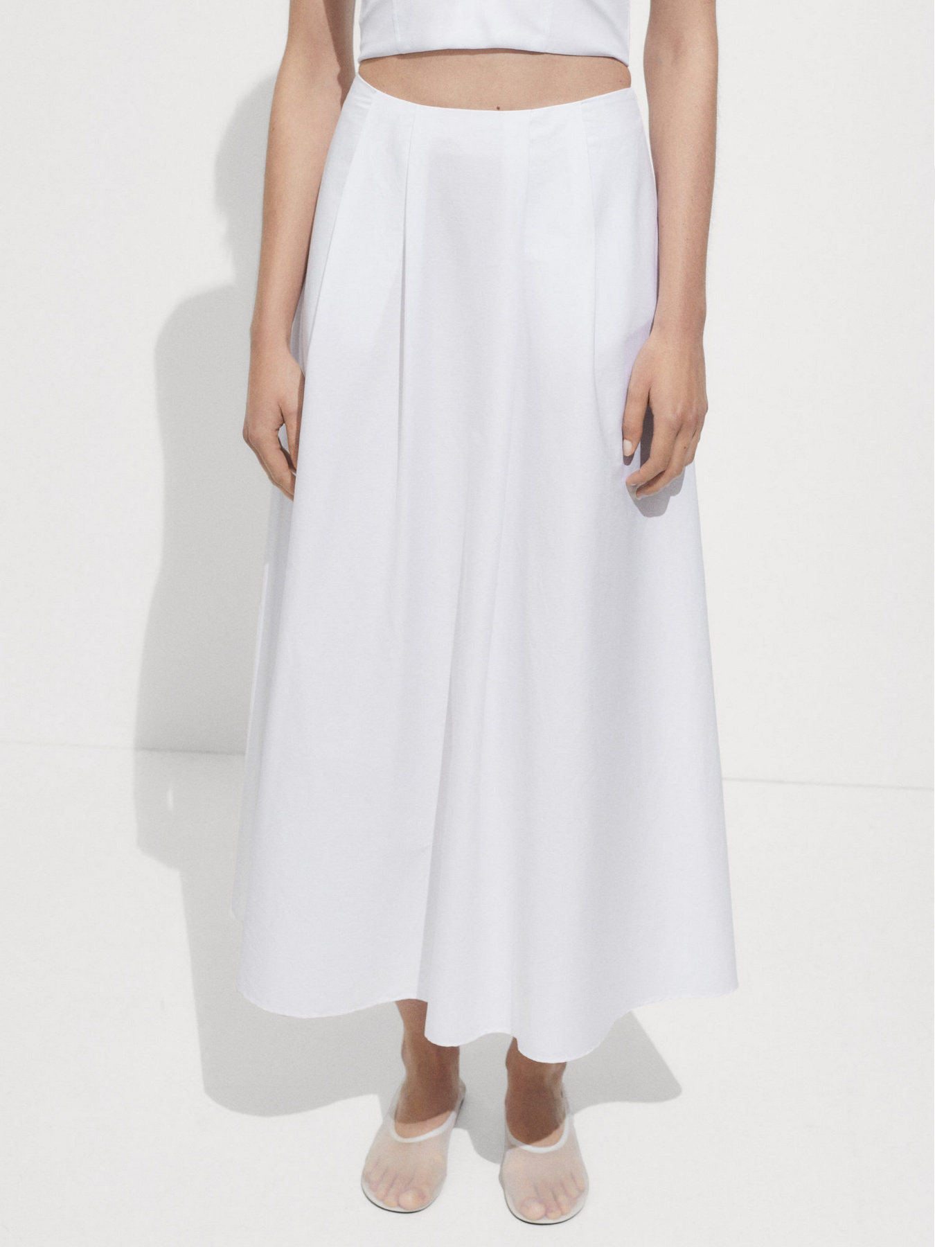 Спідниця міді MANGO модель 77050380_1 Фото