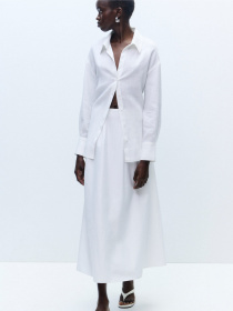 Спідниця міді MANGO модель 77050380_1 Фото