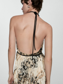 Платье миди MANGO модель 77093294_5 Платье миди MANGO модель 77093294_5 Фото