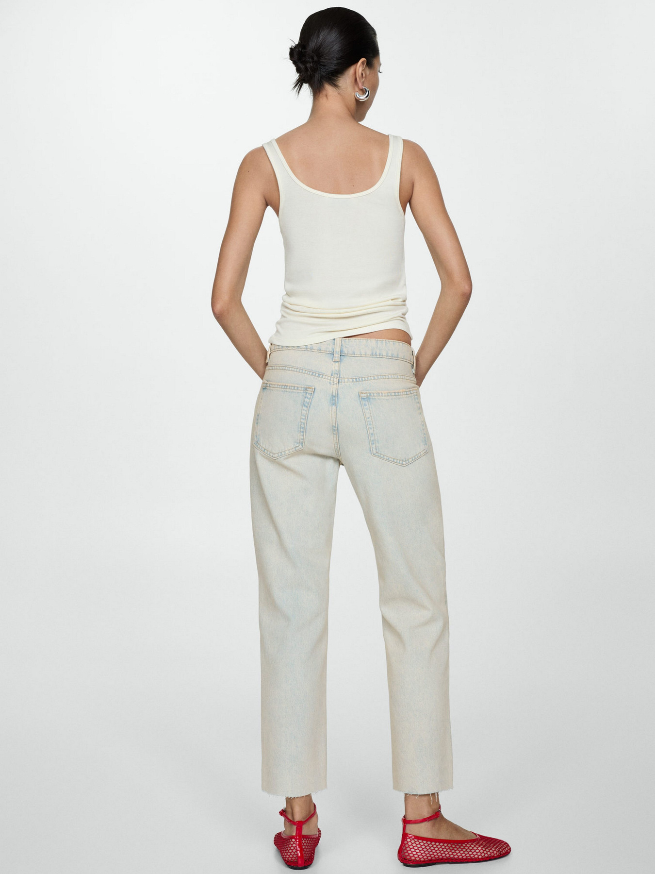 Прямые джинсы MANGO модель 77080587_TC Фото